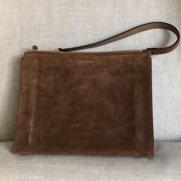 COCCINELLE Arlettis Brown Suede Bag large - Picture 4 of 16
